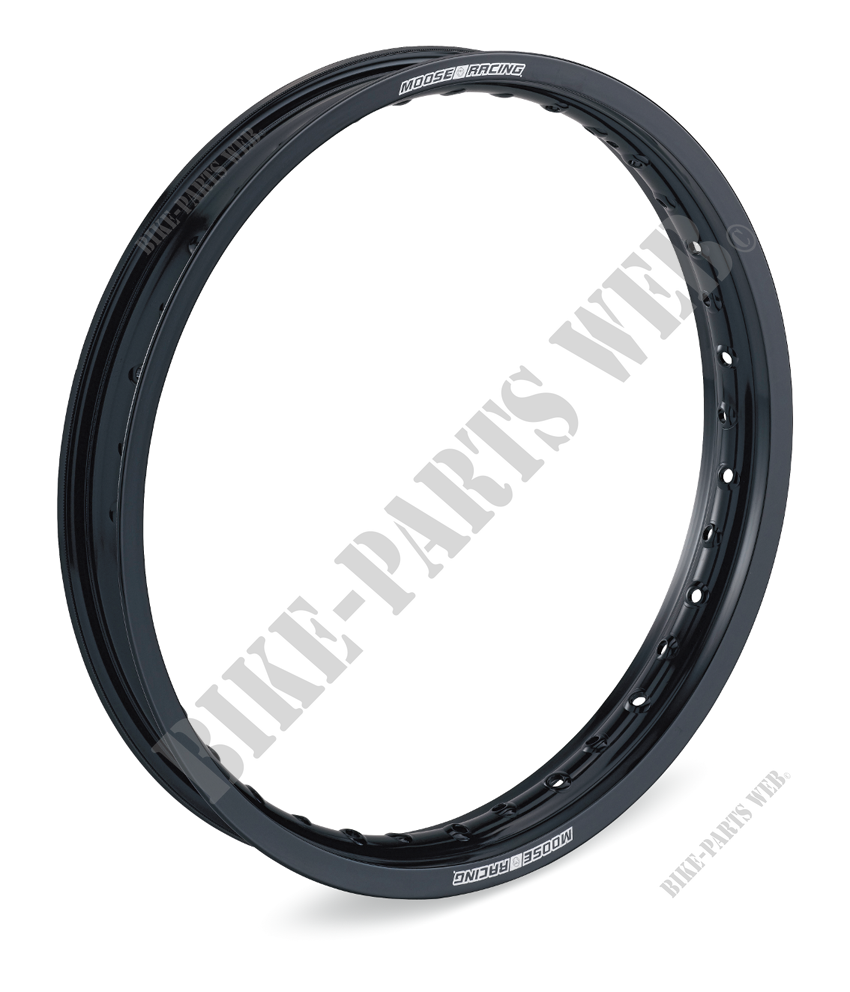 Wheel, Moose black aluminum rim 1.60x21'' for Honda XR, XLR, CR and CRF - JANTE ALU NOIRE 1,60x21